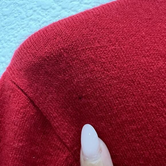 HANNAH Women's Red Sweater Knit XL - Picture 2 of 10